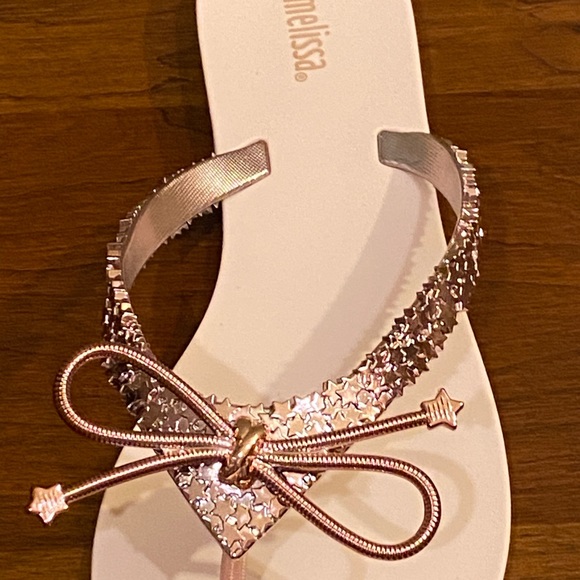 Melissa Rose Gold Harmonic Elements Gel Flip Flop - Picture 7 of 8